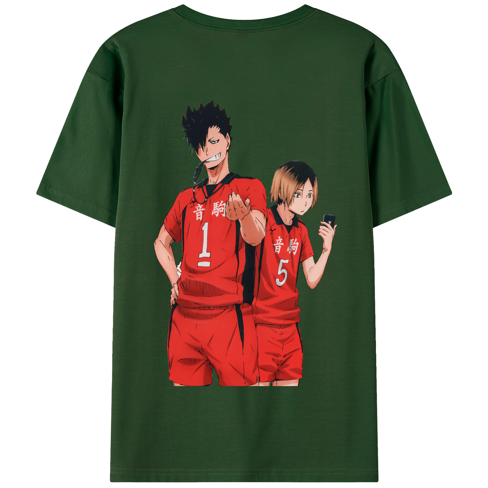 （画像用） ハイキュー!! Haikyu!! 綿100％半袖Tシャツ（背面プリント）